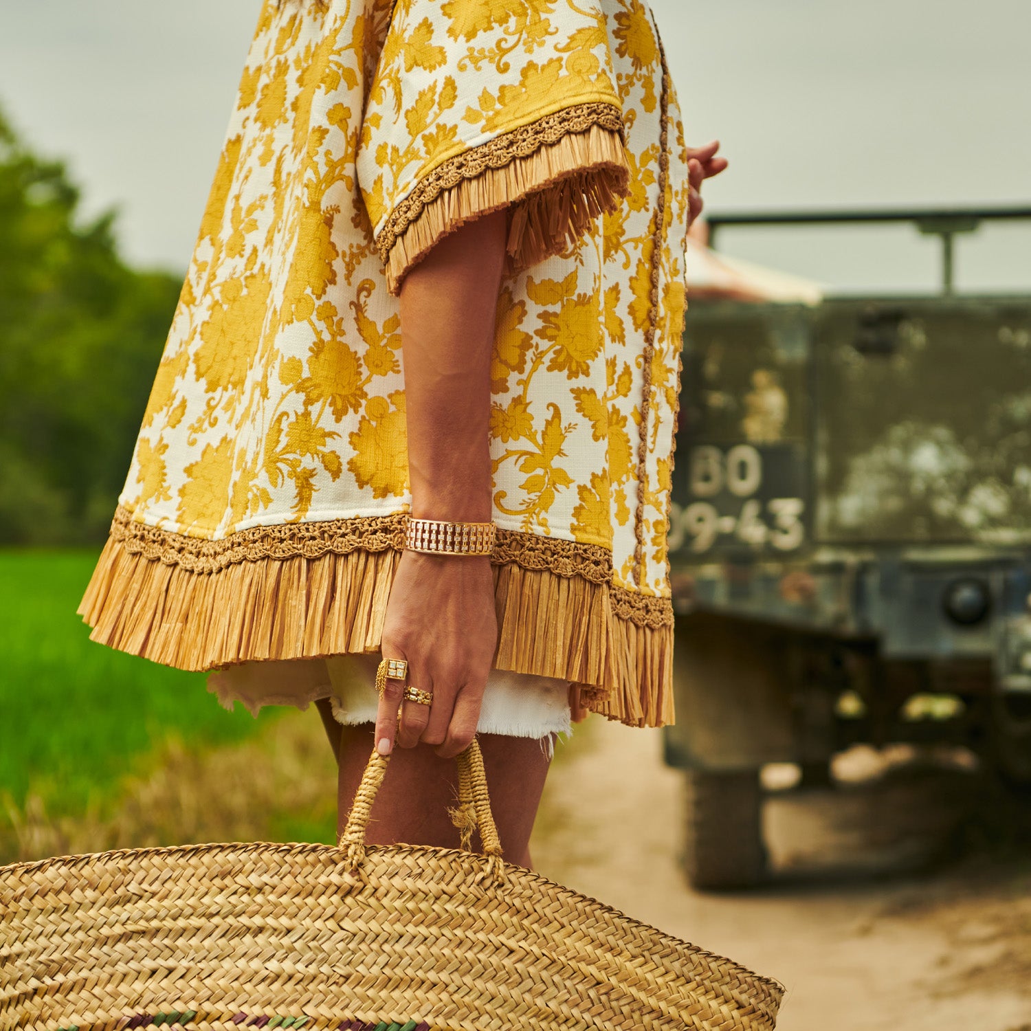 Mini Ricefield Fringe Ring