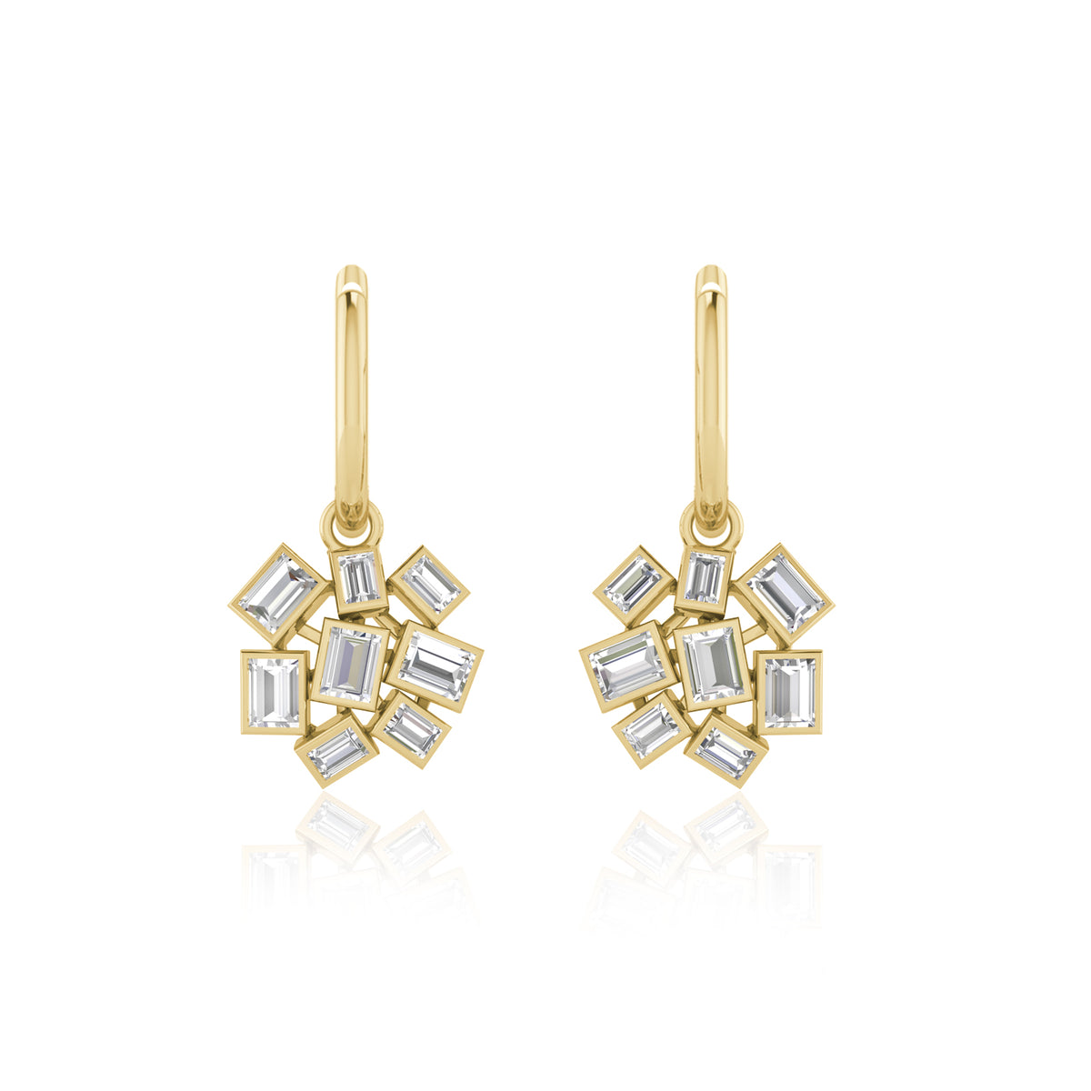 Mini Pile of Rice Earrings