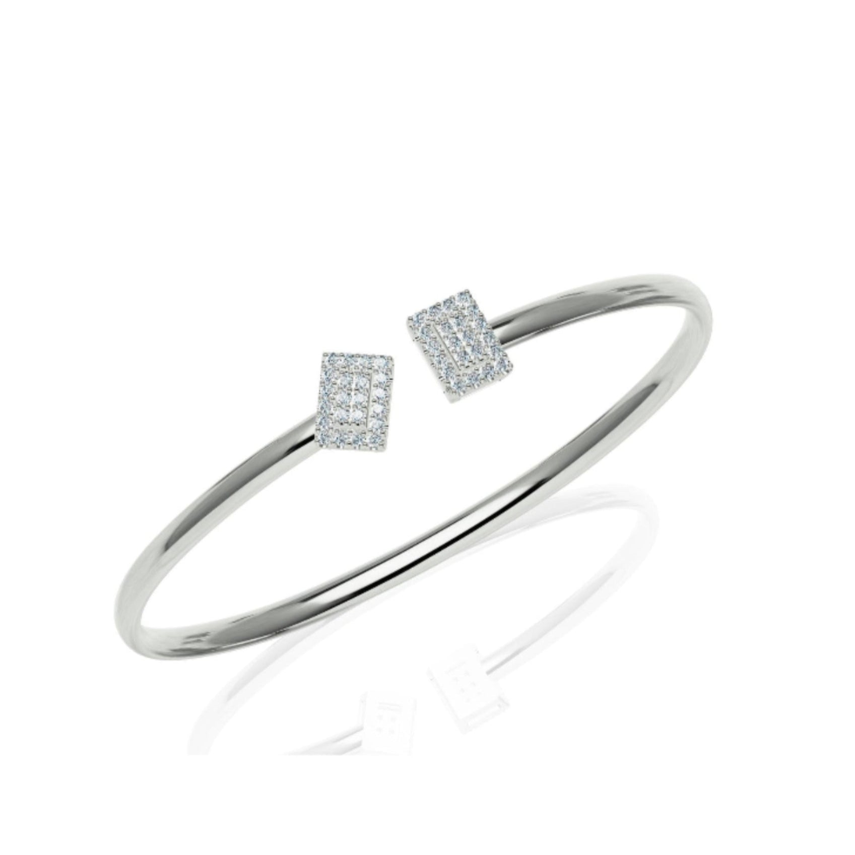 Rice Bangle Pavé