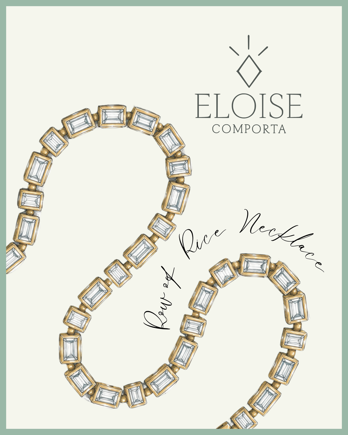 Row of Rice Necklace