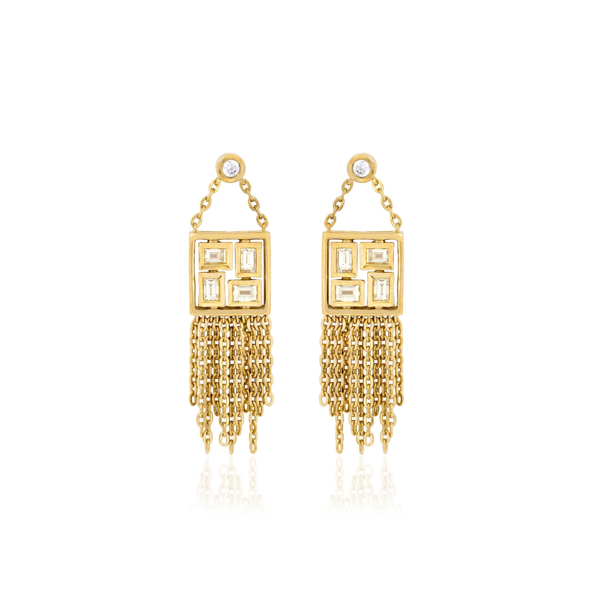 Mini Ricefield Fringe Earrings