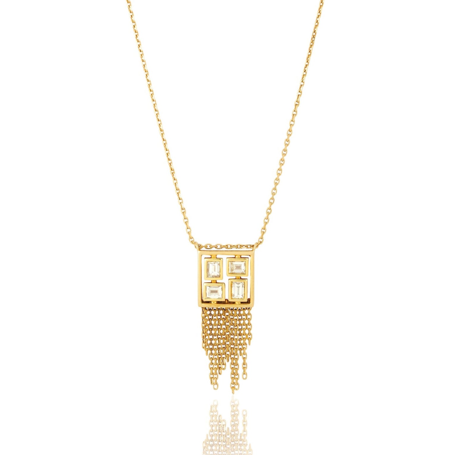 Mini Ricefield Fringed Pendant