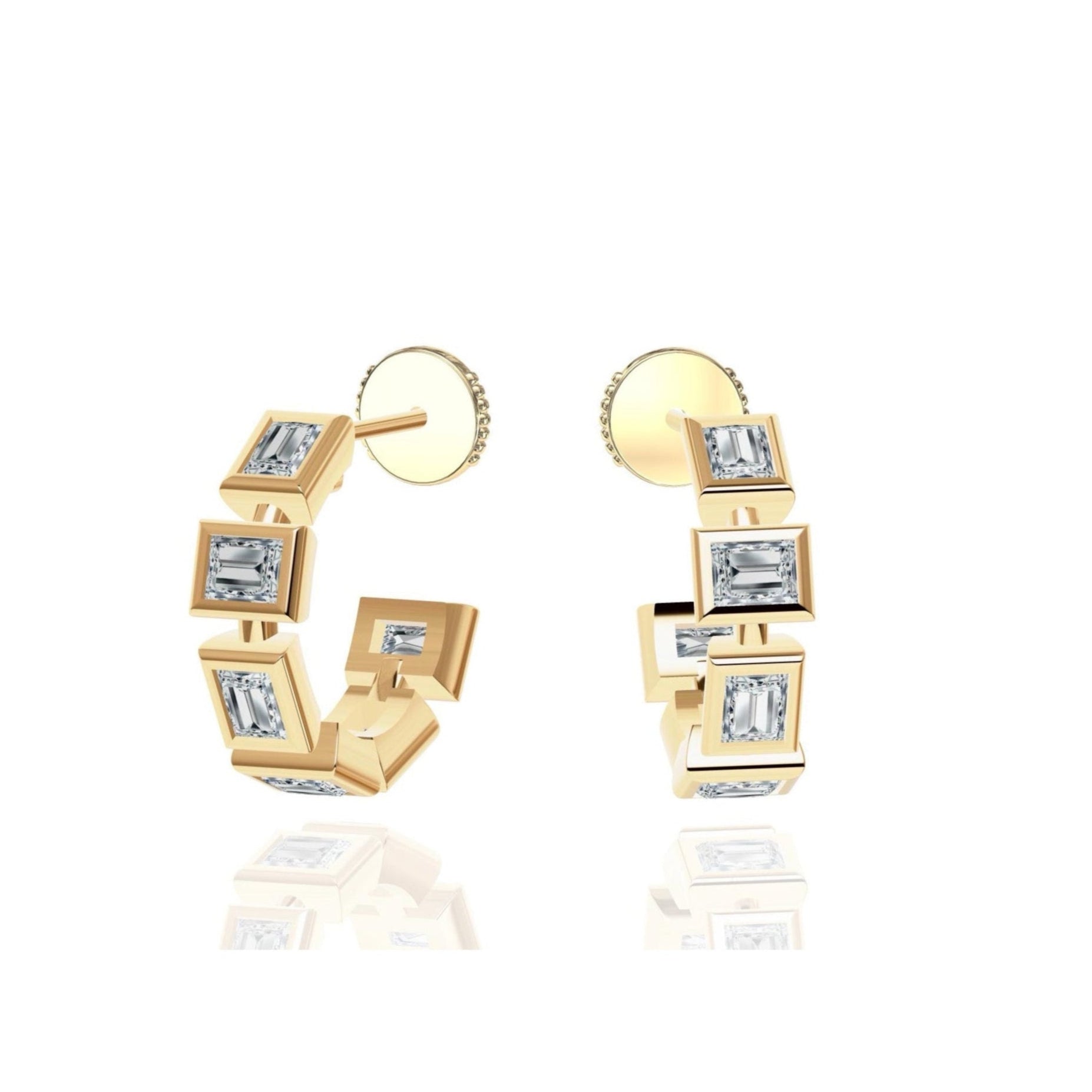 Mini Rice Hoop Earrings
