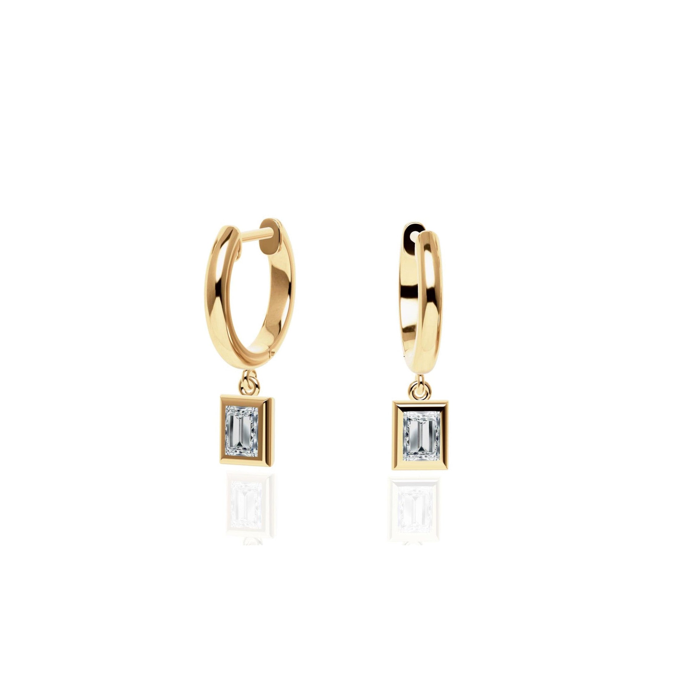 Single Rice Drop Earrings