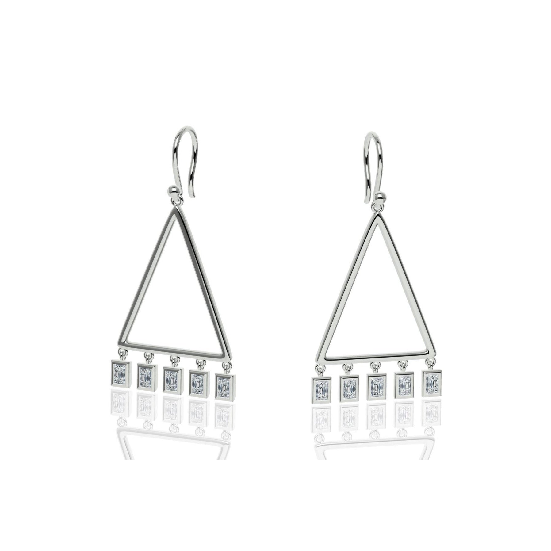 Triangle Rice Earrings